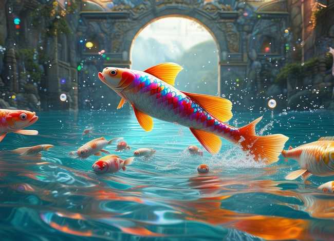 小鲤鱼跳龙门儿童故事；小鲤鱼跳龙门讲述了什么故事