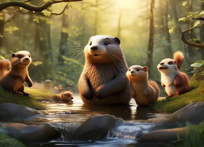 好邻居的故事怎么讲 - 河狸妈妈的好邻居的童话故事 好邻居的故事怎么讲 - 河狸妈妈的好邻居的童话故事