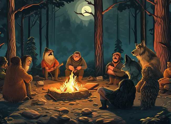 有关于狼的故事（谁有关於狼的笑话和故事说下）