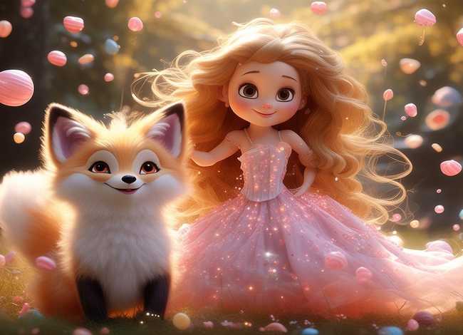 一个关于糖果的故事书，梦幻小公主6-糖果使者和小狐狸内容简介