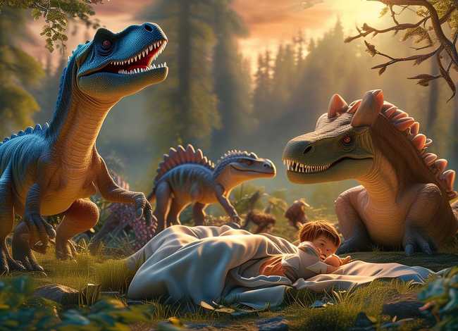 霸王龙历险记儿童睡前故事、儿童睡前恐龙故事大全