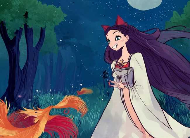 传说故事儿童版 - 九尾狐的故事(一、妲己) 民间故事 神话传说 讲睡前小故事