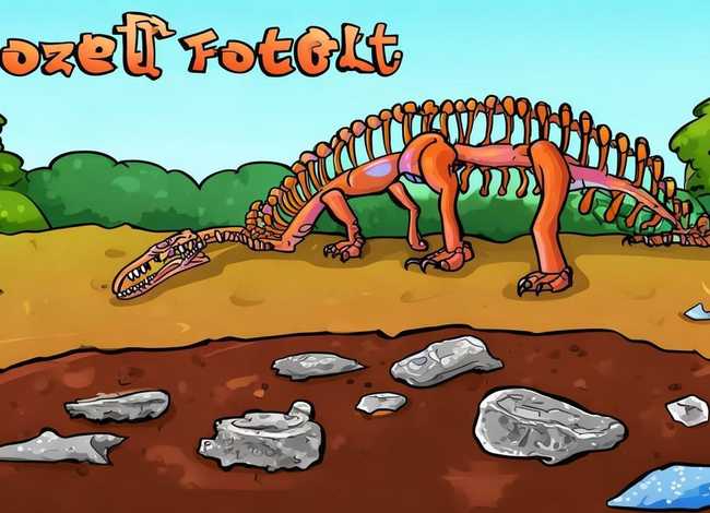 恐龙化石视频儿童版、生物化石类型