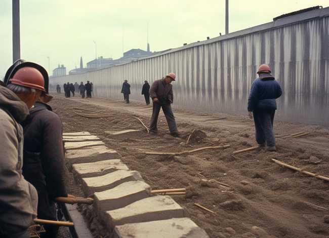 柏林墙的故事简介 历史上的今天-开始柏林墙的建造