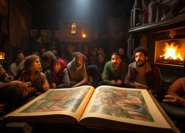 讲故事场景画 - 什么是叙事性