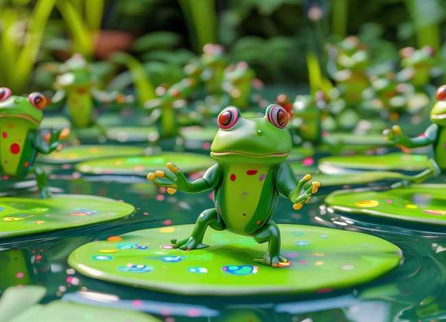 快乐的小青蛙游戏规则与玩法 - 幼儿园小班体育教案《小青蛙跳荷叶》 快乐的小青蛙游戏规则与玩法 - 幼儿园小班体育教案《小青蛙跳荷叶》