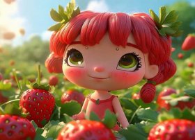 儿童故事草莓女孩、哪些动画片是有关与草莓的