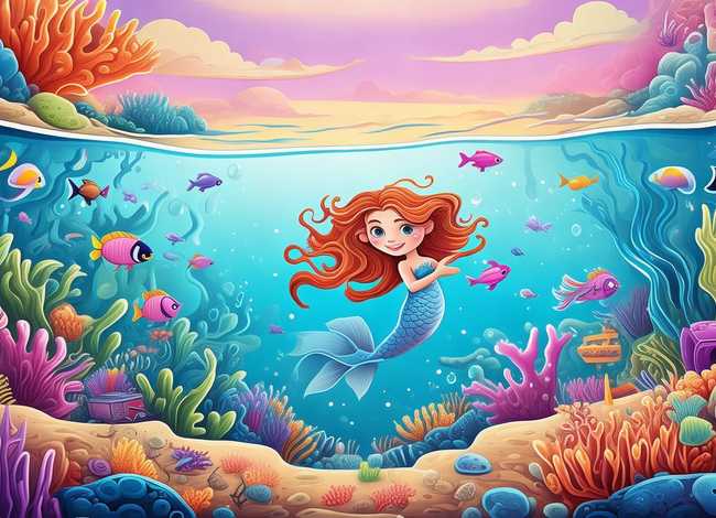 海底世界儿童画作品，海底世界儿童画优秀作品