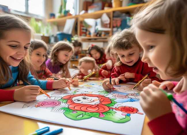 制作儿童故事绘本画，小红帽幼儿园自制绘本的教程怎么画的