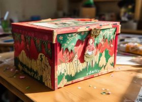 制作故事盒子教程（小红帽手工卡纸制作）