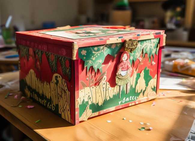 制作故事盒子教程(小红帽手工卡纸制作) 制作故事盒子教程(小红帽手工卡纸制作)