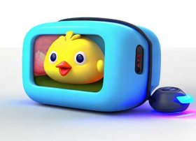 故事机0-3岁婴幼儿充电款防摔（CHICKEN JOJO-小鸡叫叫 儿童故事机 8G蓝牙 蓝色-详