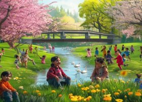 春天的故事儿童版视频，春天的故事,作文,500字,范文