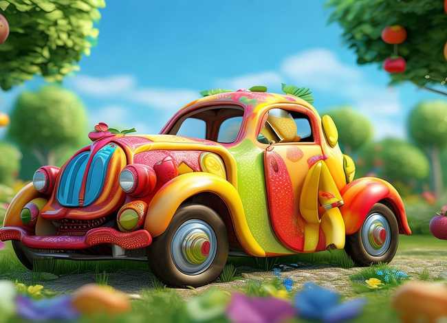 儿童故事《有趣的水果车》(幼儿园小班语言教案《汽车》) 儿童故事《有趣的水果车》(幼儿园小班语言教案《汽车》)