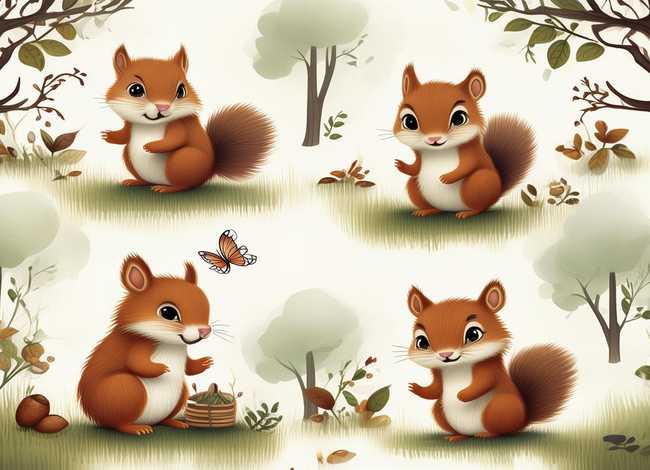 儿童故事睡前故事视频;儿童睡前故事一则-三只松鼠的独立生活 儿童故事睡前故事视频;儿童睡前故事一则-三只松鼠的独立生活