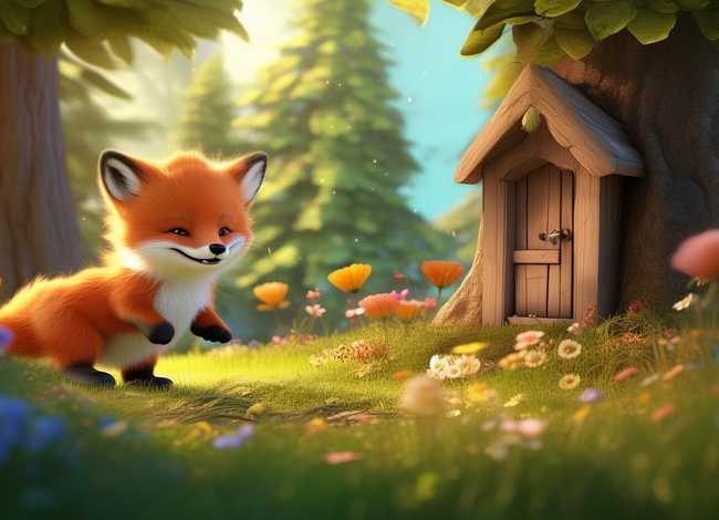 幼儿画故事（小狐狸找朋友幼儿故事）