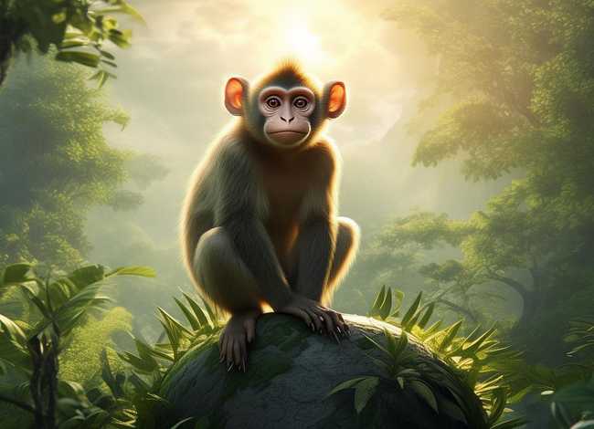 猴子的小故事 - 猴吃西瓜的故事