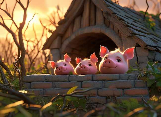 三只小猪的故事睡前故事 三只小猪的故事简短