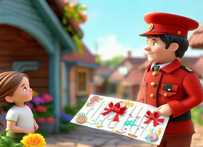 邮递员的绘本故事；绘本手记-蒲蒲兰“萌”月刊《一封信》