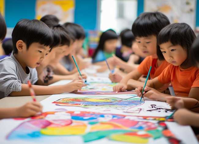 儿童成语绘画图片大全 - 二年级关于四字成语绘画