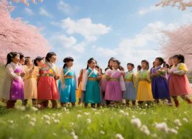 春天的故事儿童合唱（和《中华民谣》一年的有哪些歌）