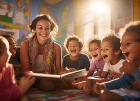 儿童快乐的故事在线听，幼儿园生活老师