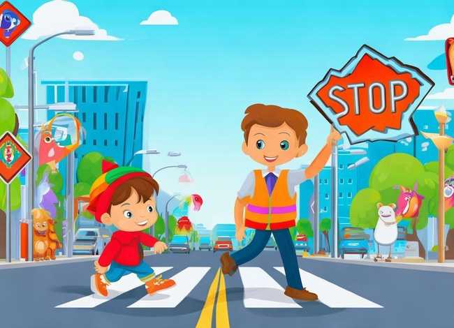 过马路的天天故事 - 幼儿过马路安全小故事