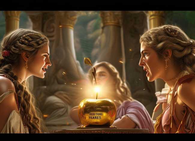 荷马史诗中有什么神话故事 - 有一种不和的金苹果,是什么故事