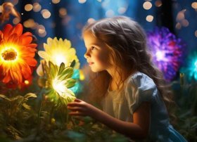 童话故事绘画、推荐一本书七色花画画作品