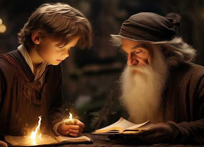 德语故事 - 用德语写一个关于给与得的童话故事,字数不用太多,50差不多