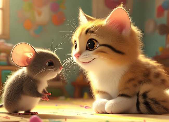 儿童故事猫对老鼠表达了爱意（猫和老鼠故事 关于猫和老鼠故事）