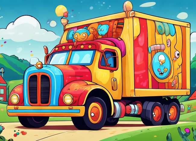 大卡车的故事在线听 关于大卡车的儿童小故事 大卡车的故事在线听 关于大卡车的儿童小故事