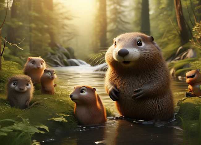 好邻居的故事怎么讲 - 河狸妈妈的好邻居的童话故事 好邻居的故事怎么讲 - 河狸妈妈的好邻居的童话故事