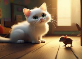 儿童故事猫抓老鼠的故事 - 儿童睡前老鼠和小猫的故事