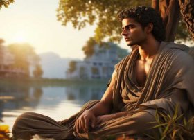 佛家故事视频 - 佛教创始人释迦牟尼故事,悉达多担心别人说他不是大丈夫