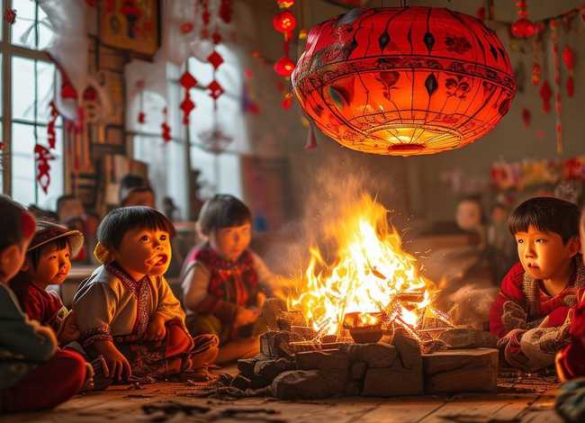 关于除夕的小故事幼儿园；有关民俗的小故事