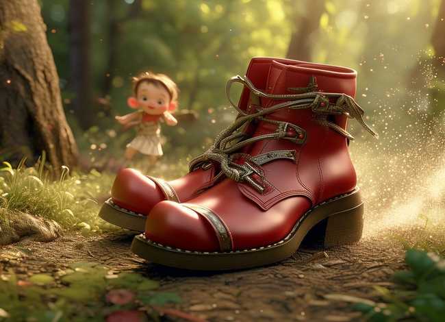 儿童故事经典叙事故事；大皮鞋的故事 儿童故事