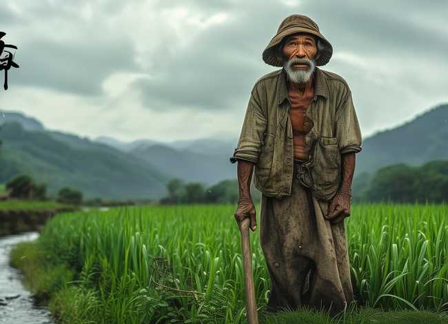 故事悯农配图、古诗悯农一图片怎么画
