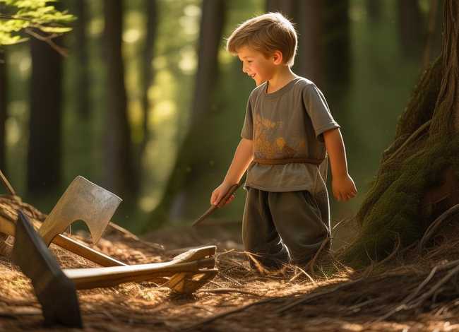 金斧子的故事原文（金斧子银斧子和铁斧子的故事缩写）