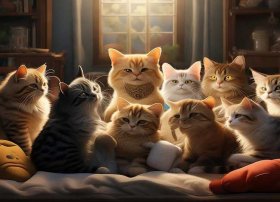 猫猫故事 睡前故事；绘本故事猫猫们的悄悄话,告诉我们什么道理