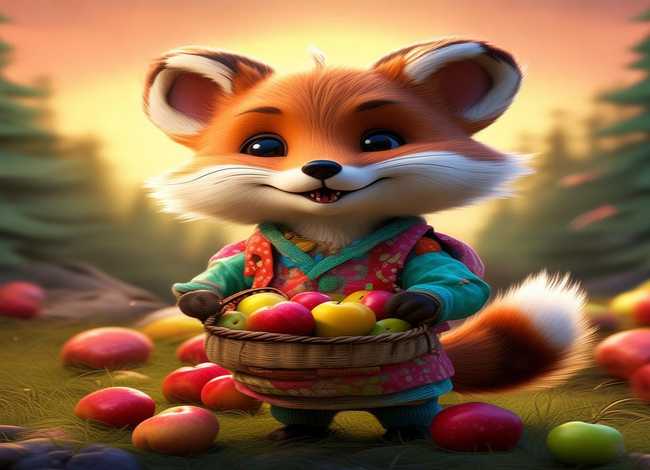 小不点儿人故事、睡前童话故事-贪吃的小狐狸 小不点儿人故事、睡前童话故事-贪吃的小狐狸