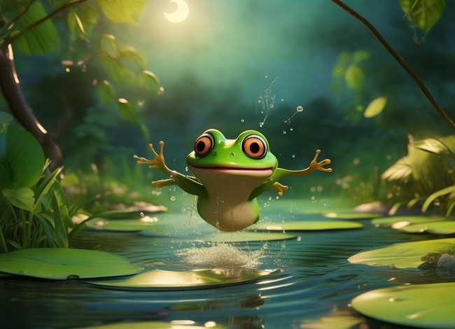 小青蛙的故事儿童视频；小青蛙捉害虫睡前故事