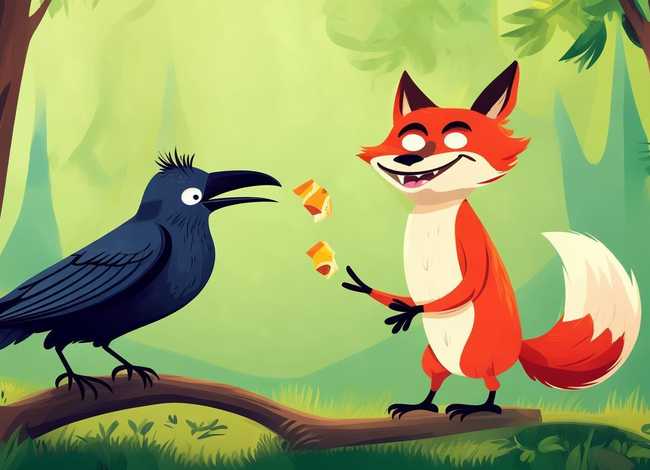儿童故事鸟鸦和狐狸的故事(狐狸与乌鸦的儿童故事) 儿童故事鸟鸦和狐狸的故事(狐狸与乌鸦的儿童故事)
