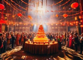 快乐晚会的故事；快乐的元旦晚会-元旦作文600字大全