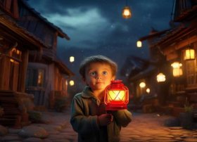 儿童故事红灯笼，一分钟儿童简短故事