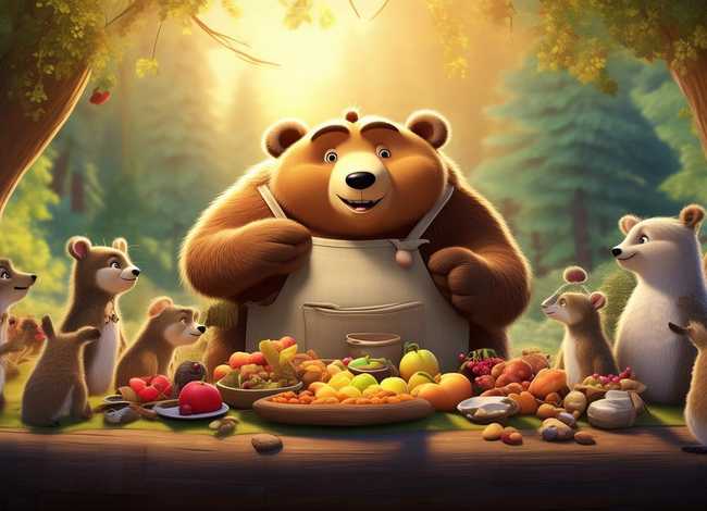 儿童简短小故事绘本(小故事《熊妈妈请客》儿童故事绘本分享) 儿童简短小故事绘本(小故事《熊妈妈请客》儿童故事绘本分享)