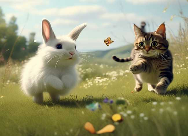 儿童故事小兔子和小猫 - 小白兔和小猫的故事作文 儿童故事小兔子和小猫 - 小白兔和小猫的故事作文