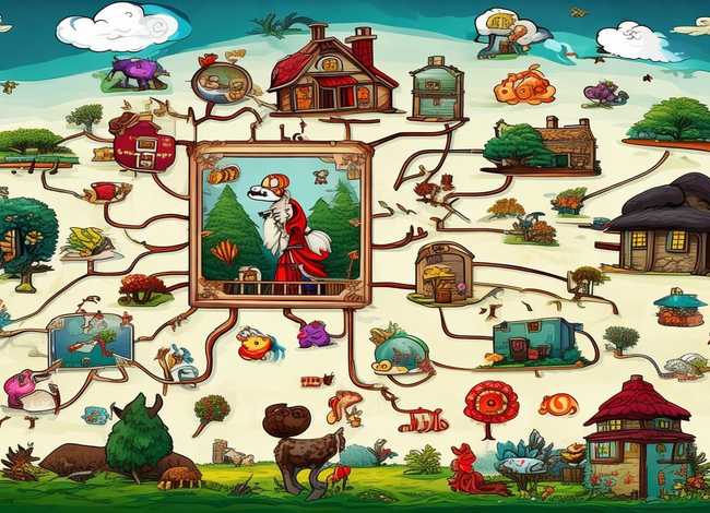 儿童故事思维导图，思维导图做故事分析--小红帽