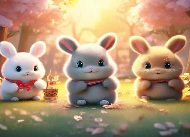 儿童故事三只小兔视频 三只小兔的故事 儿童睡前故事三只小兔