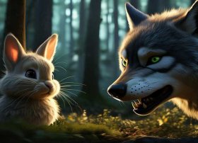 兔子和狼的故事（狼吃兔子的故事）